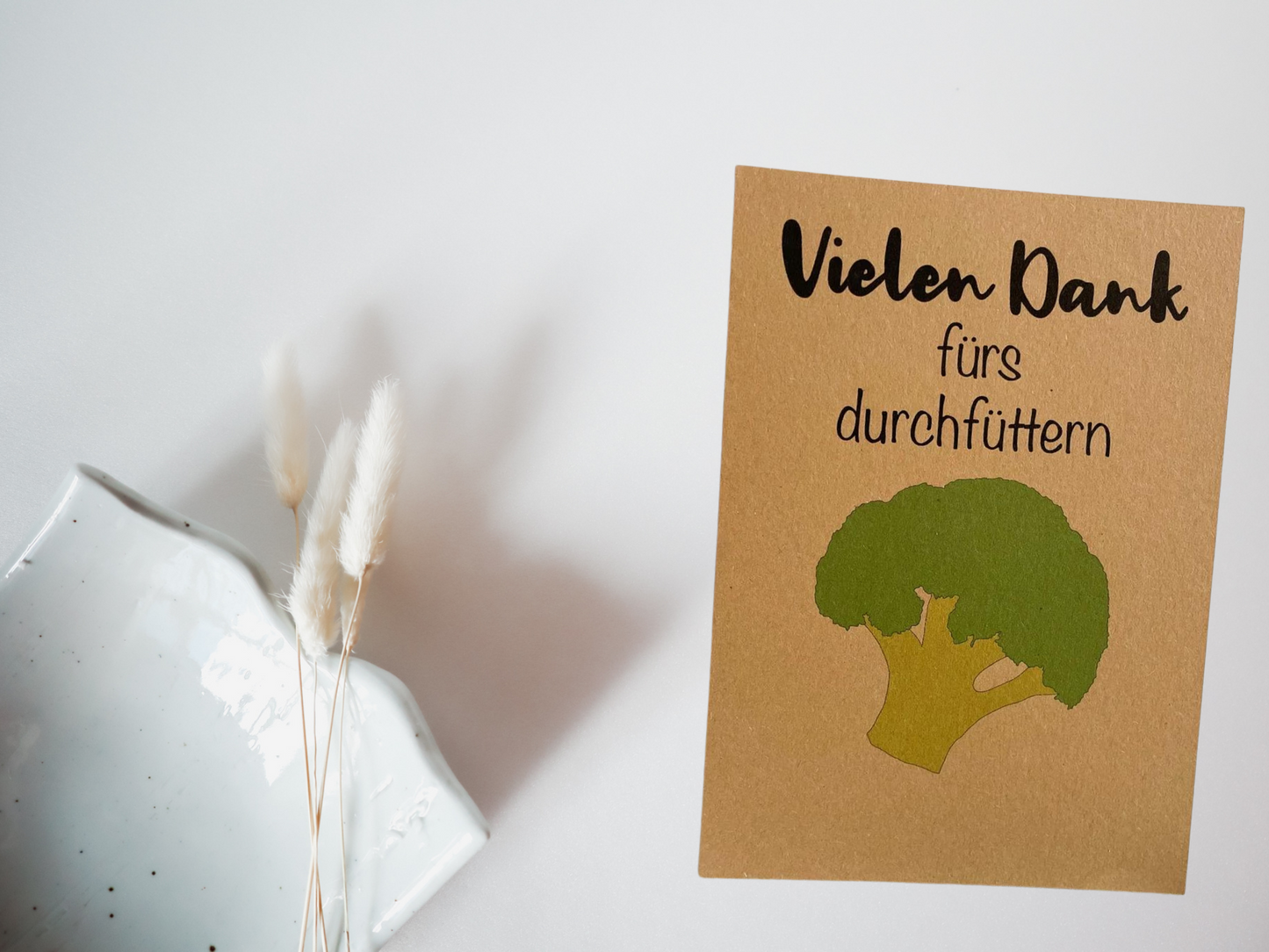 Karte "Vielen Dank fürs durchfüttern"