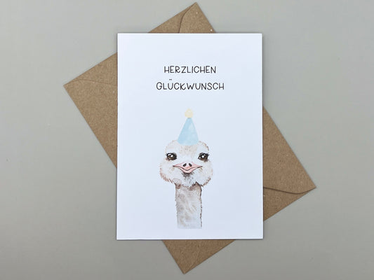 Personalisierte Geburtstagskarte Kindergeburtstag