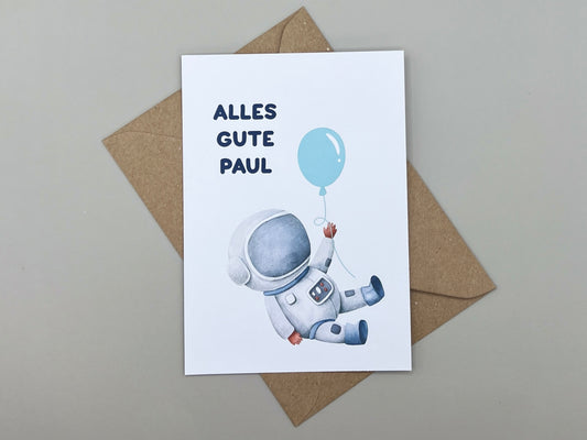 Personalisierte Geburtstagskarte Kindergeburtstag