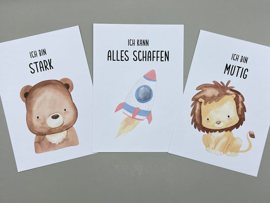 Affirmationskarten für Kinder