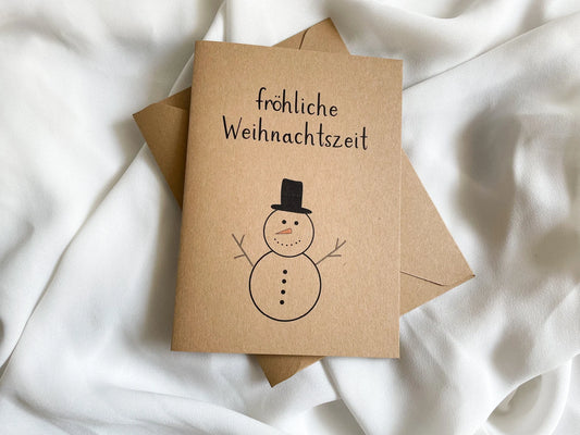 Karte "Fröhliche Weihnachtszeit"