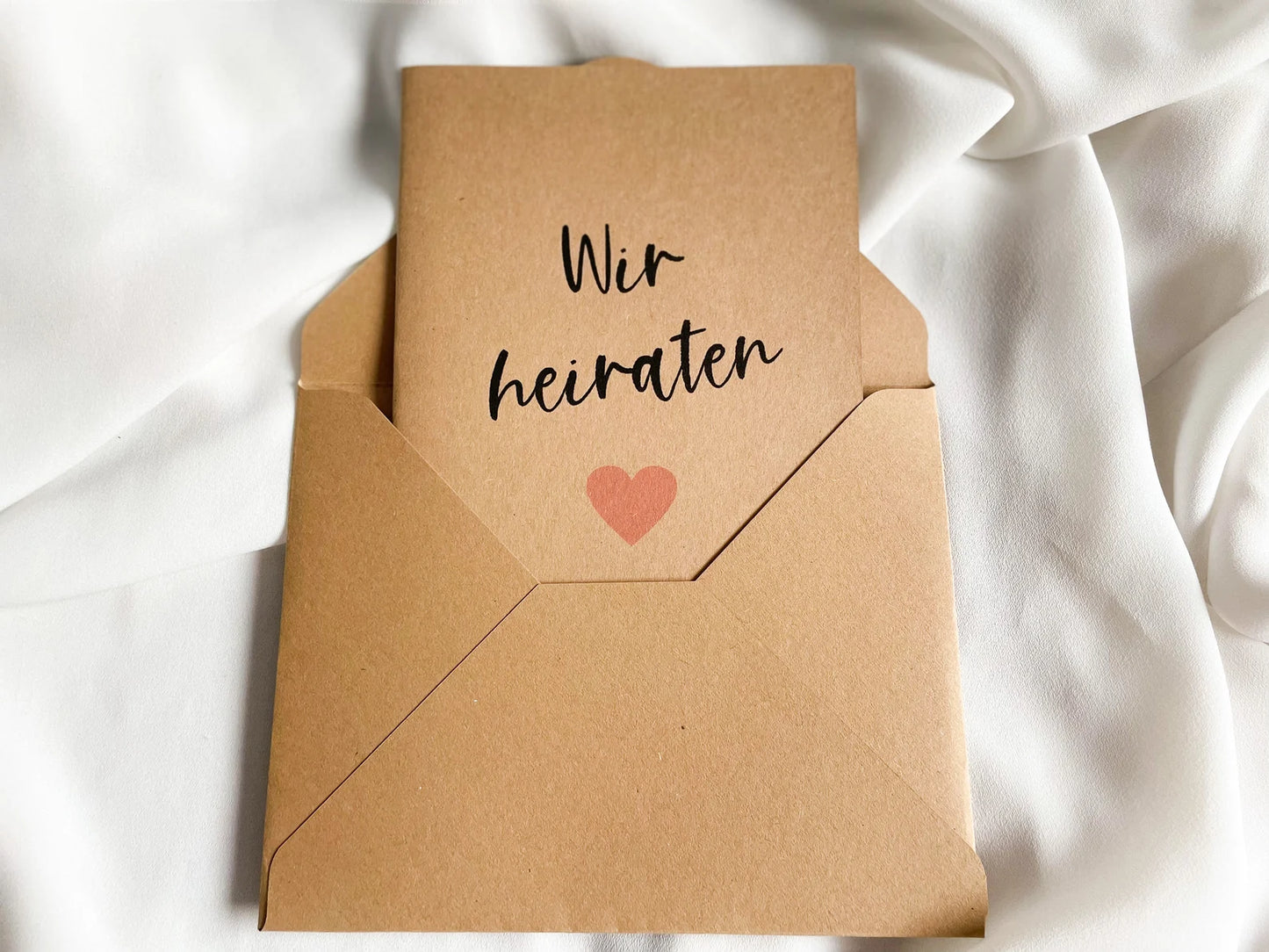 Karte "Wir heiraten"