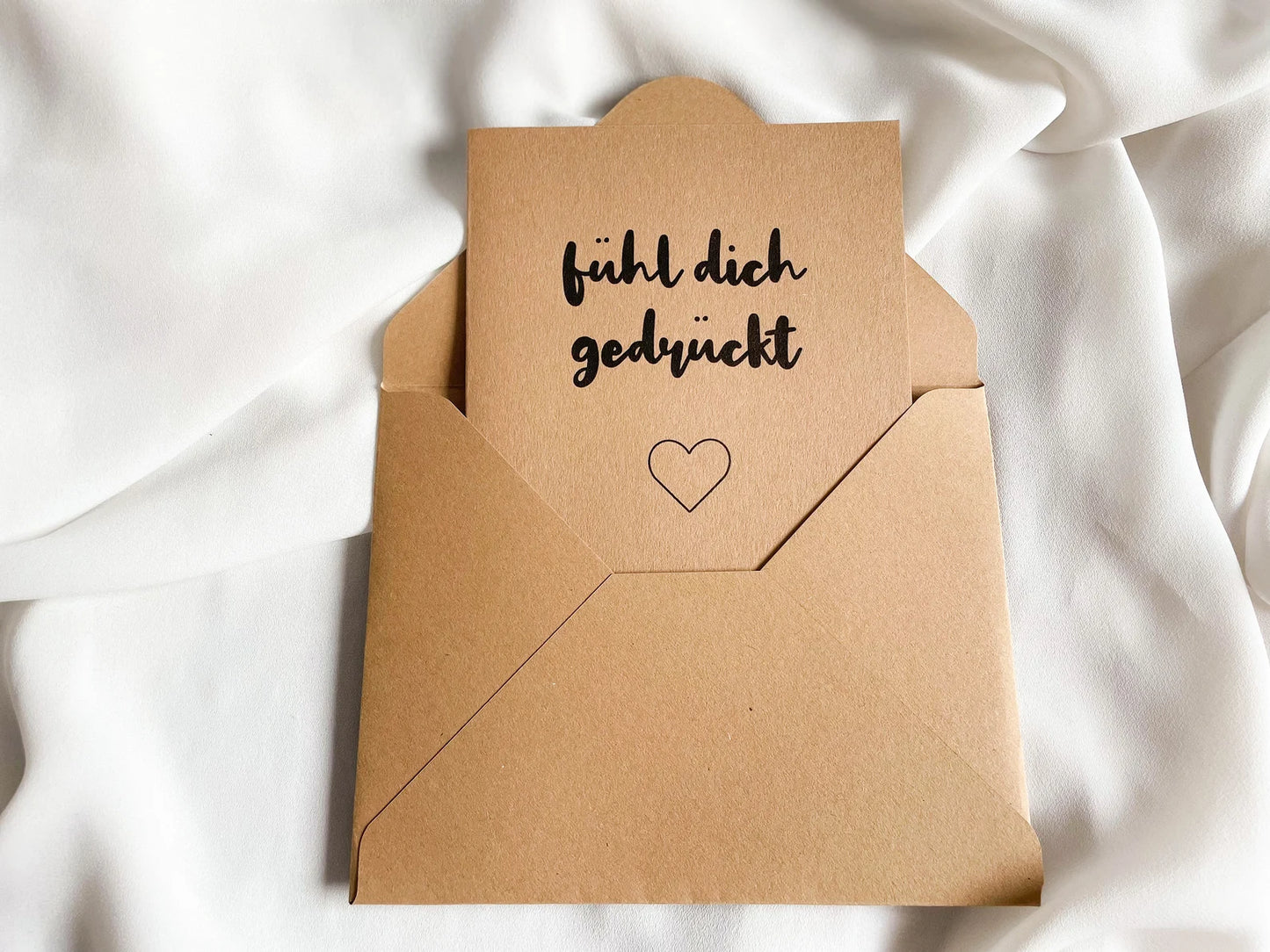 Karte "fühl dich gedrückt"