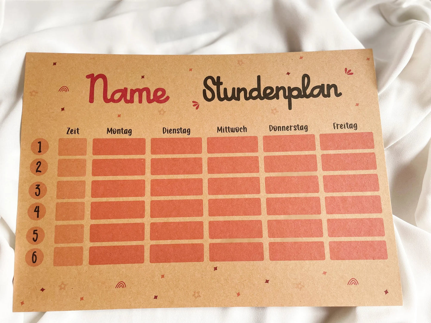 Personalisierter Stundenplan