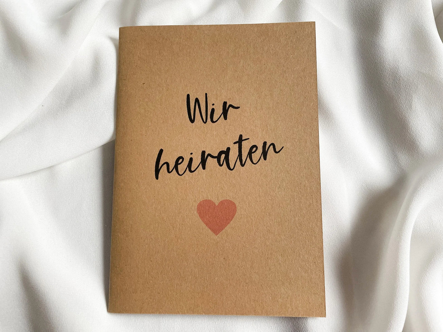 Karte "Wir heiraten"