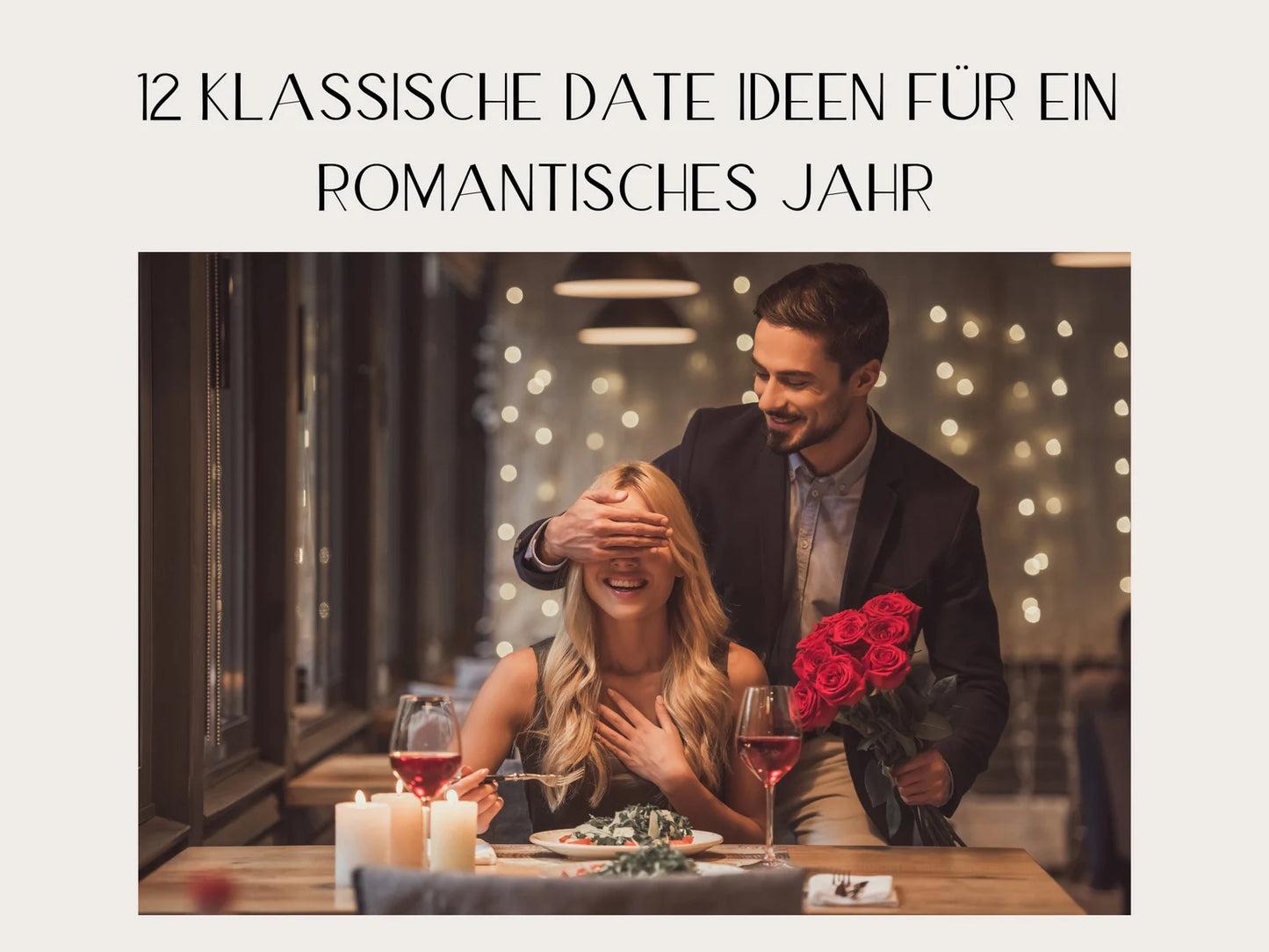 12 klassische Date Ideen für Paare