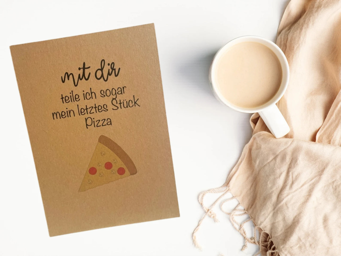 Karte "letztes Stück Pizza"