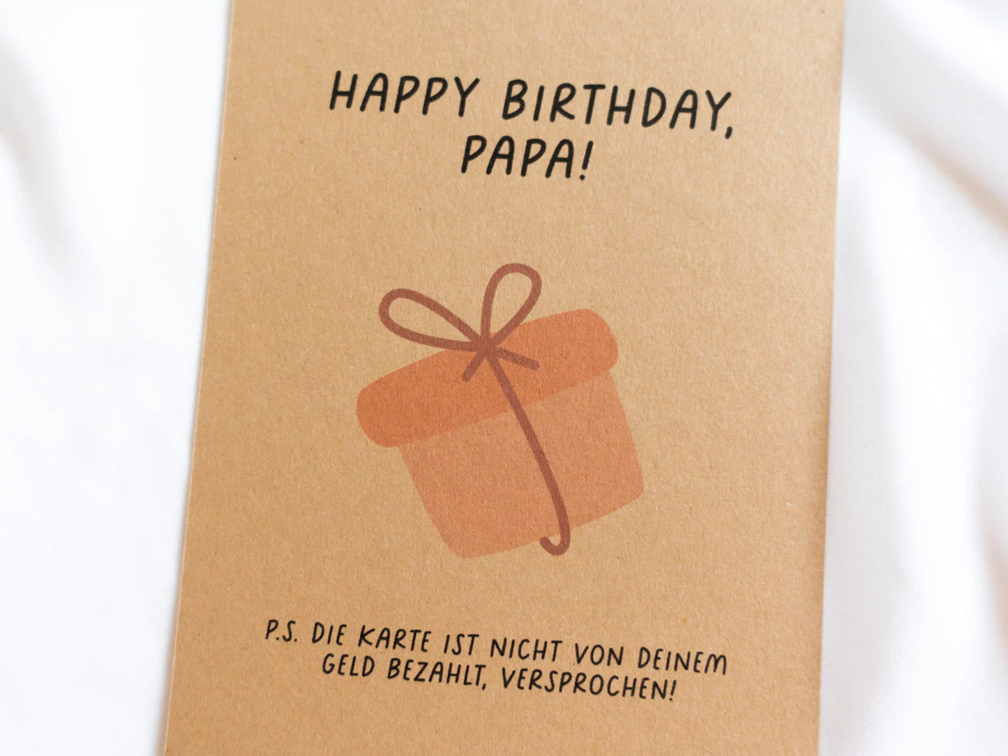 Geburtstagskarte "Happy Birthday Papa"