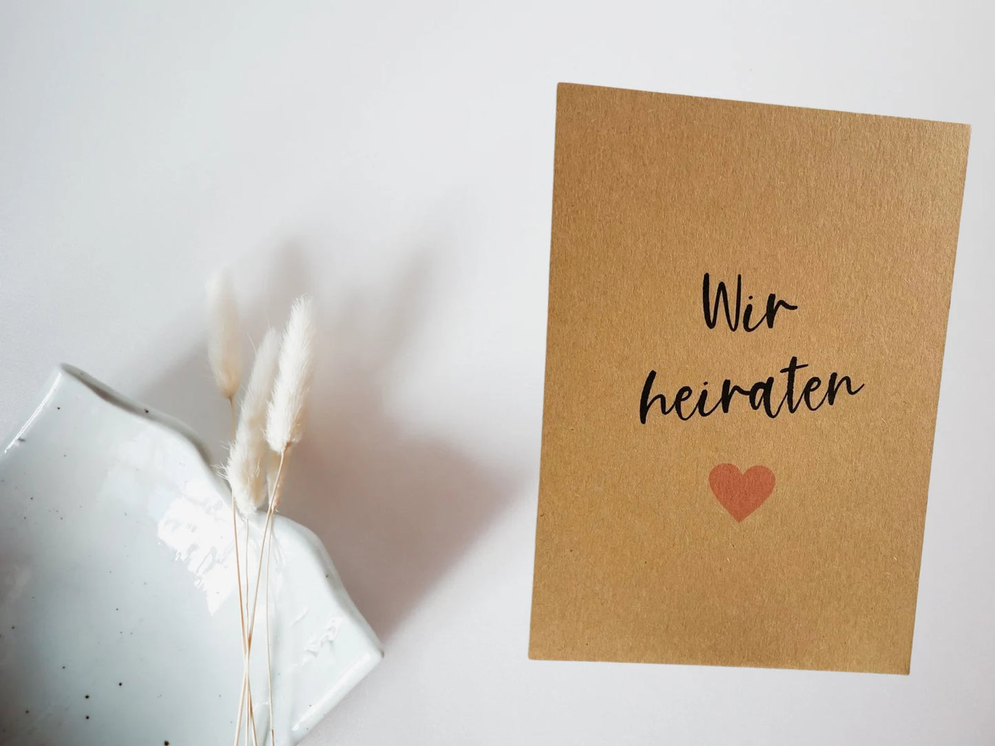 Karte "Wir heiraten"